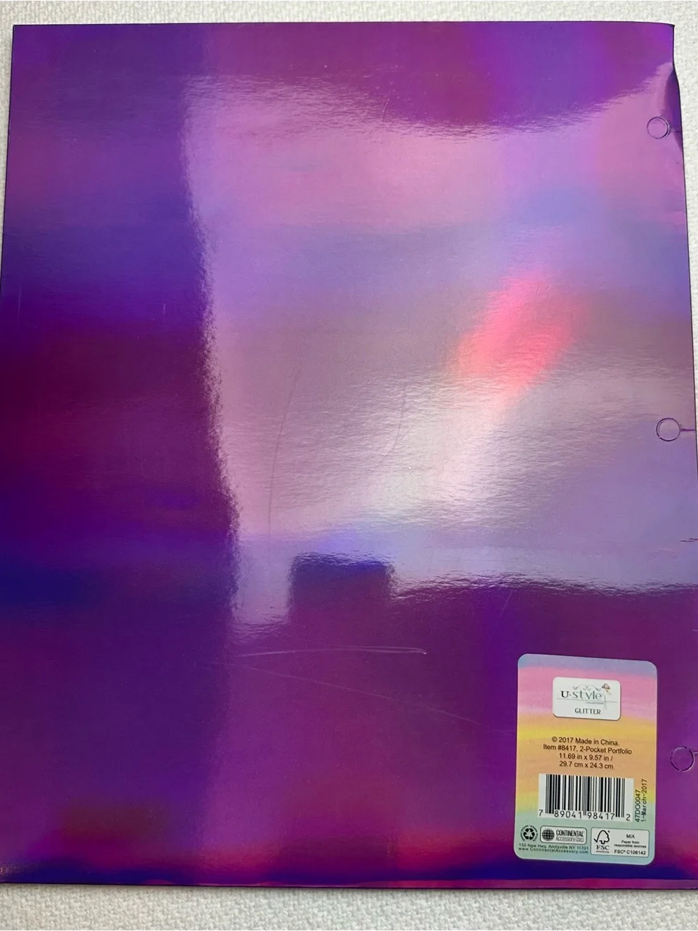 Purple folder bundle- Decorative Glitter and Floral Covers